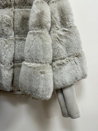 Ecopelliccia MARILA manica lunga con polsi costina