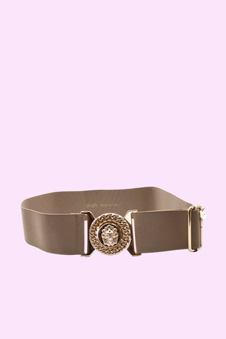 AYAKO belt with elastic plus lion buckle
