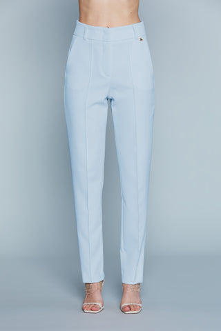 Pantalone SELENITE con Ganci più Passanti più Vita Alta Gamba Dritta