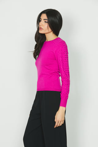 Maglia ALENA manica lunga con baguette