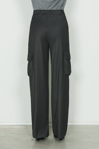 Panta JUBOXY vita alta palazzo con tasconi