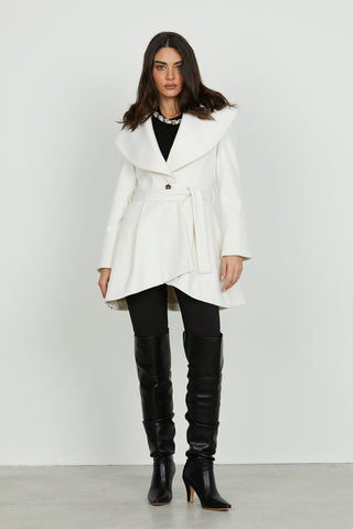 Maglia ISOTTA manica lunga girocollo con catena più foulard