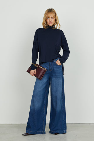 Maglia PAXI manica lunga ciclista con tasca asimmetrica