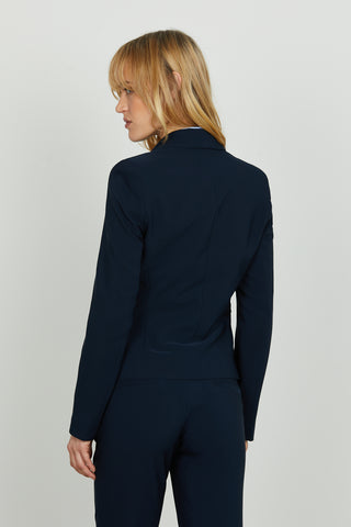 Giacca ROSALBA manica lunga 1 bottone con tasche filetto