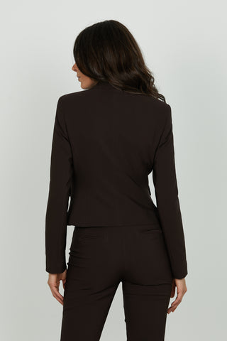 Giacca ATTIDU corta manica lunga doppio petto più patte