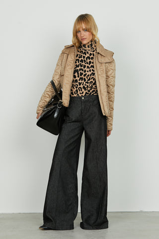 Giubbino WAVE manica lunga con cappuccio stacc. Più ts toppa più coulisse più impunture onda