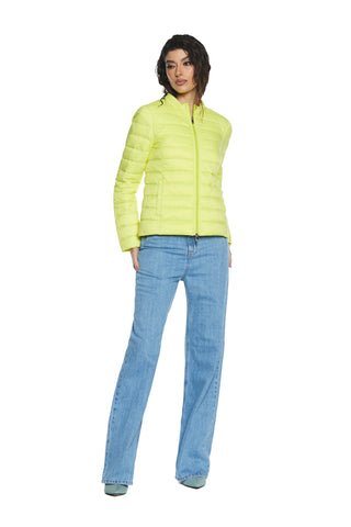 GISELLE_2 medium waist 5 pocket loose fit blue denim trousers