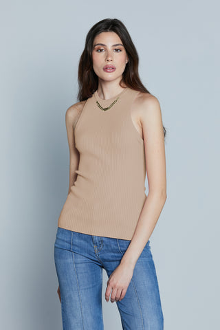 Canotta REINA in costina con Catena Logo