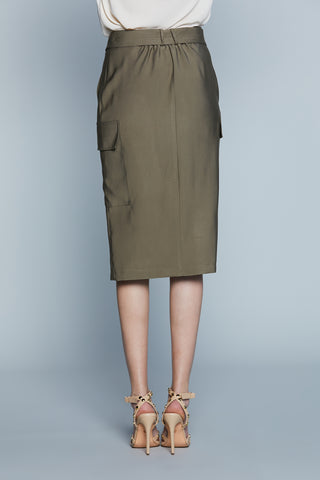 Longuette CAVALLERY Vita Alta con Cintura più Tasconi più Spacco