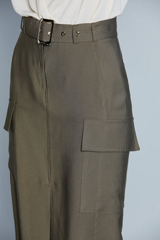 Longuette CAVALLERY Vita Alta con Cintura più Tasconi più Spacco