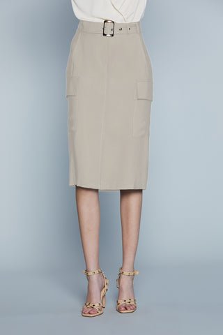 Longuette CAVALLERY Vita Alta con Cintura più Tasconi più Spacco