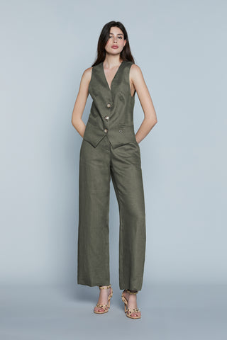 Gilet IMPAGI 3 Bottoni con Tasche Filetto