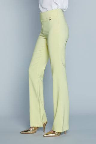 Pantalone BALBINA Vita Alta con Bustino Alto Zampa