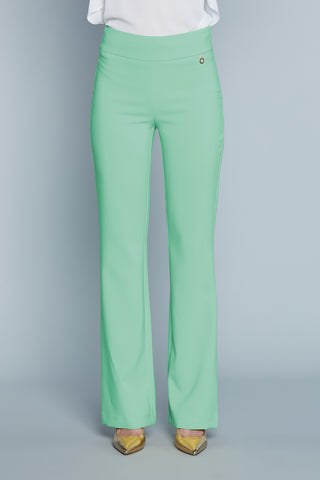 Pantalone BALBINA Vita Alta con Bustino Alto Zampa