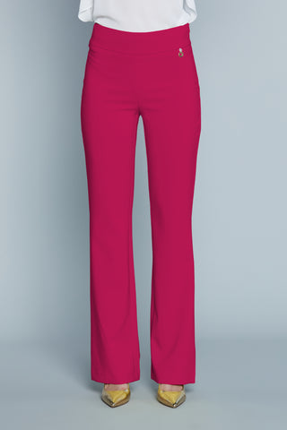 Pantalone BALBINA Vita Alta con Bustino Alto Zampa