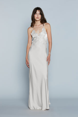 Abito NATAL Lungo con Inserti Pizzo