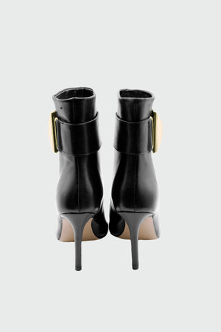 ELEGANT ankle boot with stud buckle