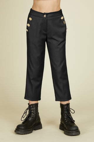 ASTERIX capri pant 7 buttons.