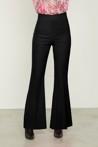 TARAZED trousers with flared waist and yoke plus zip
