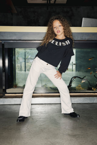 Panta DRABA 1 bottone 5 tasche in Drill