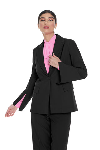 Giacca ALNIYAT manica lunga con aperture 1 bott. Più tasche patte