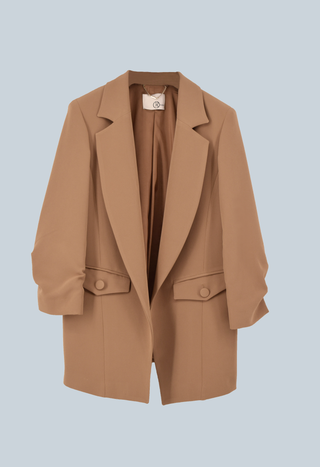 Giacca GENIS lunga maniche a 3/4 con pinces più patte più bottoni