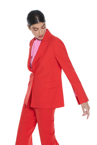 Giacca ALNIYAT manica lunga con aperture 1 bott. Più tasche patte