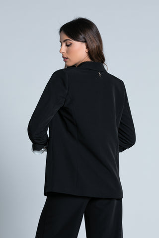 Giacca GENIS lunga maniche a 3/4 con pinces più patte più bottoni