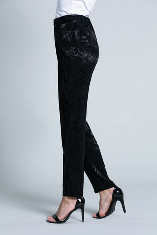 GIO high-waisted trousers with pleats and French pockets