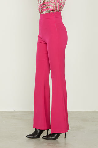 TARAZED trousers with flared waist and yoke plus zip