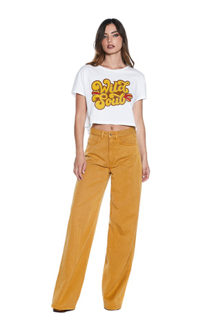 T-Shirt THINGHERS corta mezza manica con stampa wild soul più borchie