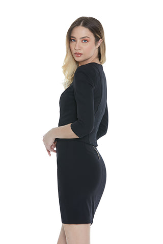 Giacca XUANGE corta manica a 3/4 con zip