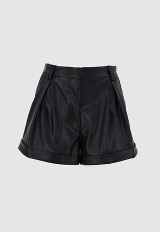 RIGIL shorts in eco-leather
