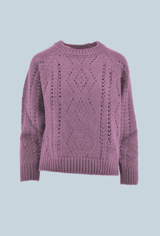 SEVER perforated raglan long sleeve shirt