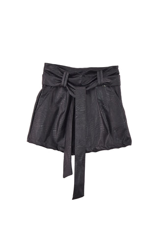 Short LIUKA per bambina con Cintura più Ts.Ecopelle