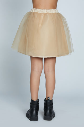 Gonna LOTEIN corta tulle più cintura pendagli relish