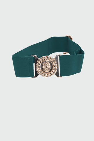 AYAKO belt with elastic plus lion buckle