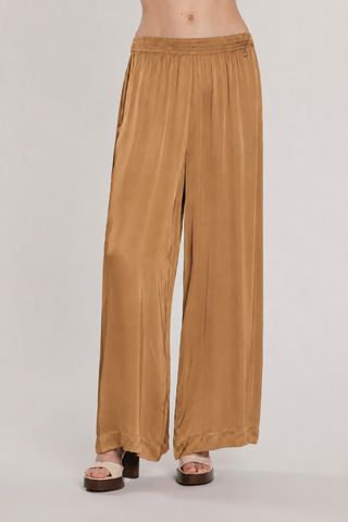 Pantalone MAURICES vita alta con elastico più tasche palazzo