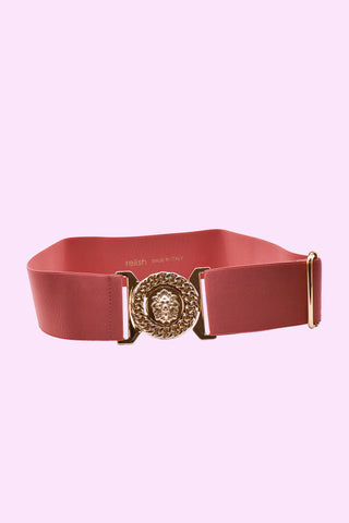 AYAKO belt with elastic plus lion buckle