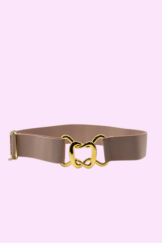 YORIKO belt with elastic plus crossover buckle