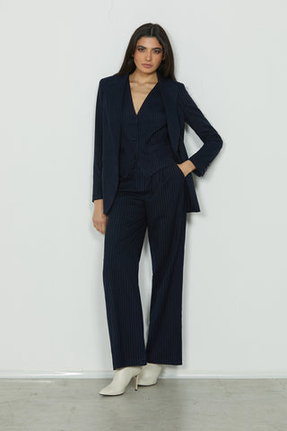 MANDRA_G jacket in pinstriped fabric
