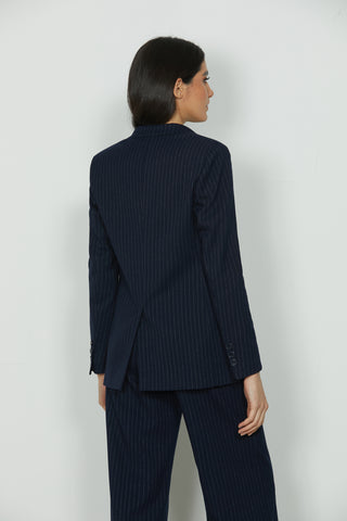 MANDRA_G jacket in pinstriped fabric
