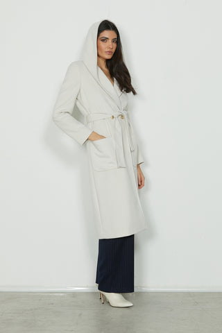 HARPER Long Coat W/Ts+Cloth Hood