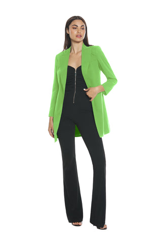 EUDIALITE long sleeve jacket 1 button plus pockets