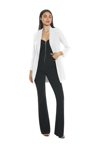 EUDIALITE long sleeve jacket 1 button plus pockets