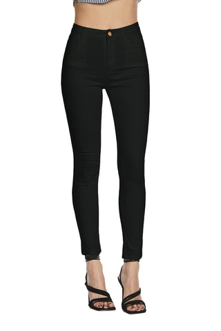Panta KATE_1 vita alta 4tasche  slim fit bull