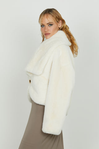 Ecopelliccia MORY manica lunga con accessorio
