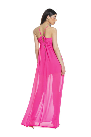 RAME dress, long top with bow and curls