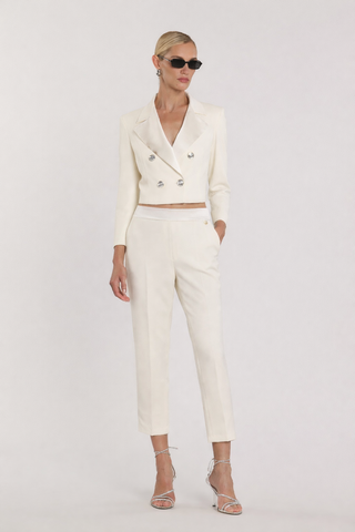 Giacca MACNEE maniche sette ottavi collo effetto giacca più doppia abbottonatura