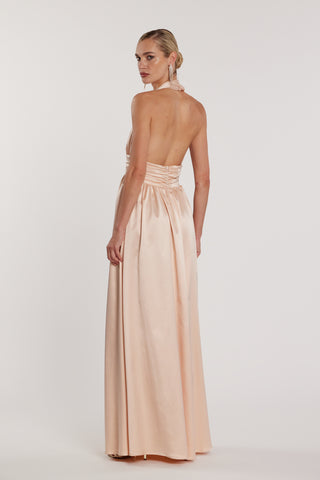 Abito GALLIA lungo in raso